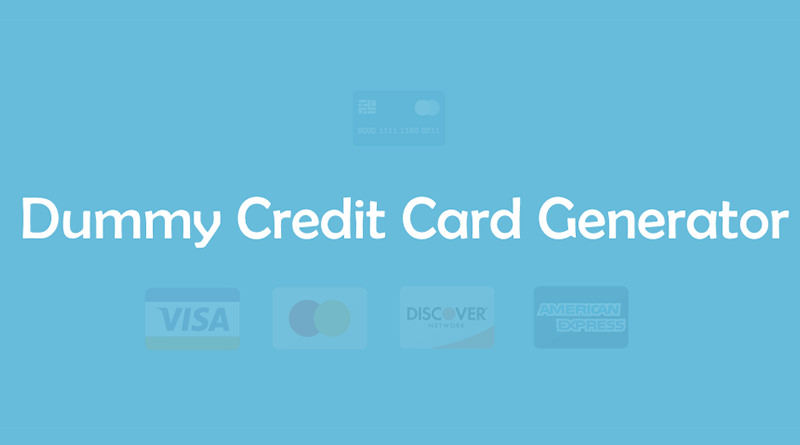 Dummy Card Generator 網路交易開發測試信用卡號產生器