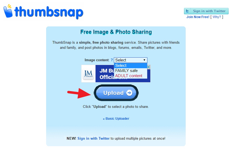 ThumbSnap – 可以分享成人圖片免註冊 Hotlink 直連空間