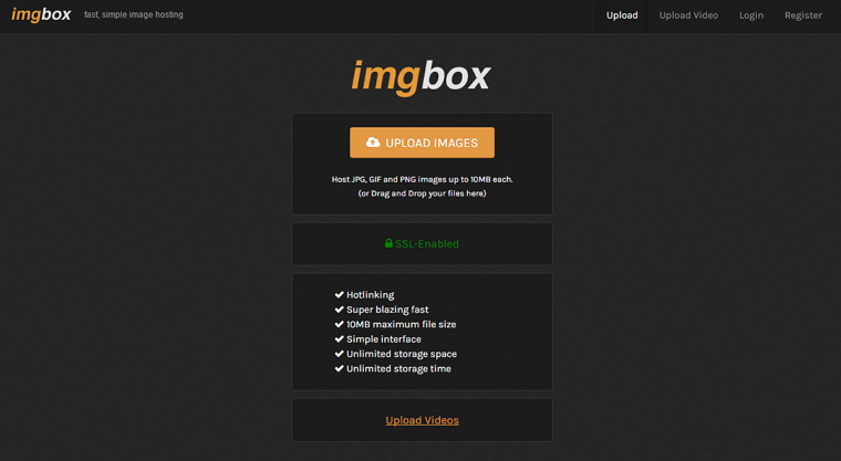 imgbox 支援成人內容/號稱不刪檔圖片上傳空間
