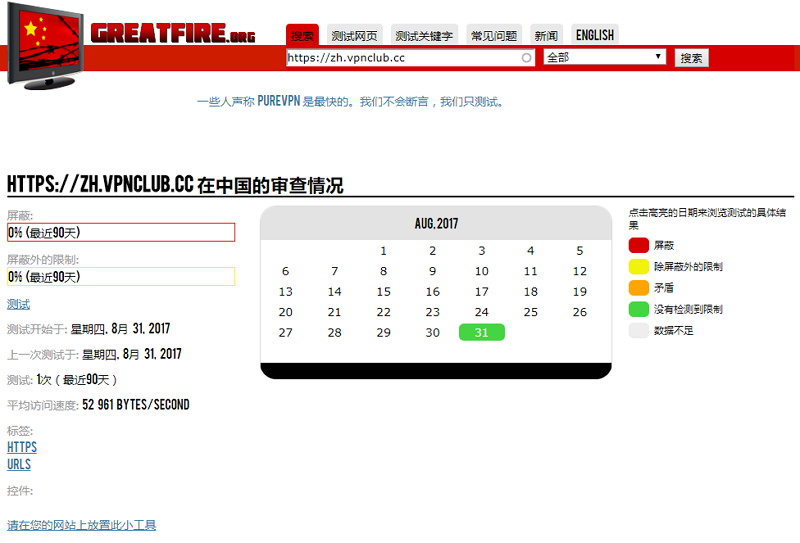 GreatFire.org 中國的網路審查 – 檢測網站是否被 GFW 封鎖