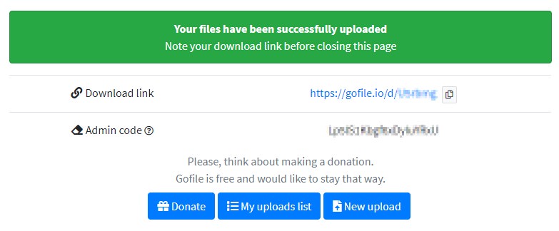 Gofile 無廣告檔案大小限制號稱保存 100 年不用註冊免費空間