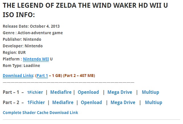 Wii U 遊戲下載#任天堂 Wii U 模擬器免改機 ROM 下載網站推薦
