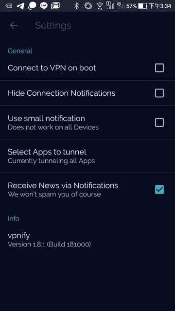 vpnify 超過 1000 萬下載 + 13 萬則好評免費手機跳板軟體