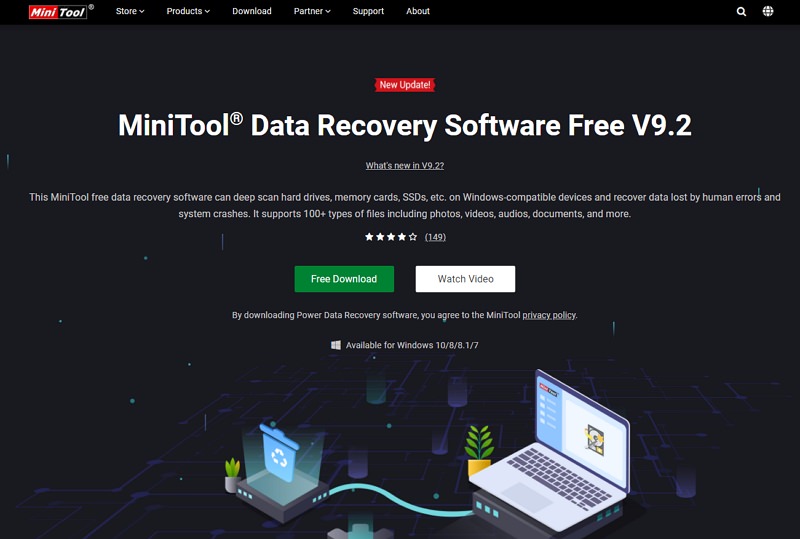 MiniTool Power Data Recovery 檔案救援軟體下載＃免安裝版
